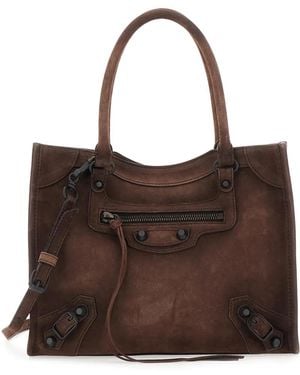 Balenciaga Mini Cabas Le City - Brown