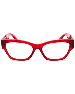 Versace Gafas Con Montura Cat Eye - Rojo