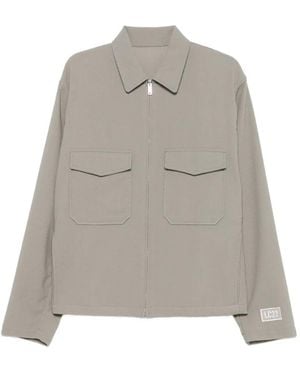 LC23 Twill-Weave Flap-Pocket Jacket - Gray