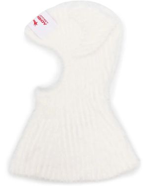 Charles Jeffrey Animal-Ears Balaclava - White