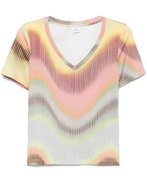 Paul Smith Camiseta de algodón - Rosa