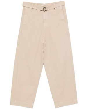 Entire studios Gully Belted Trousers - White