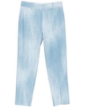 Ermanno Scervino Straight Trousers - Blue
