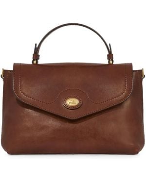 The Bridge Leather Tote Bag - Brown