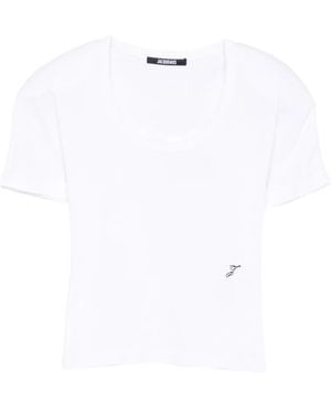Jacquemus スクープネック Tシャツ - ホワイト