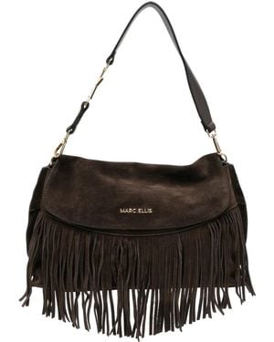 Marc Ellis Borsa Tote Dakota Con Frange - Nero