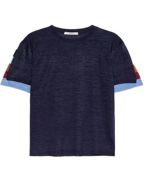 Maliparmi Striped T-Shirt - Blue
