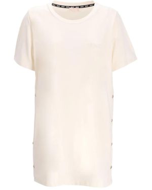 Liu Jo ボタン Tシャツ - ナチュラル