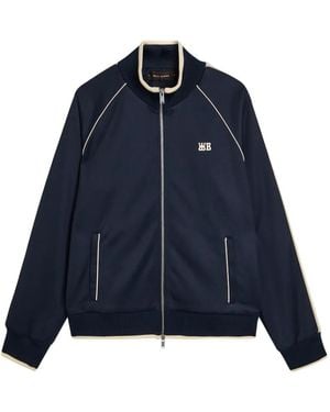 Wales Bonner Motion Mesh-Panelled Track Jacket - Blue