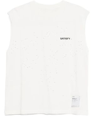 Satisfy Spencer Met Ronde Hals - Wit