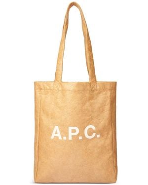 A.P.C. Textured Shoulder Bag - Natural