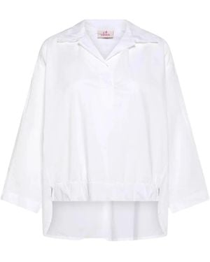 Deha Poplin Cotton Blouse - White