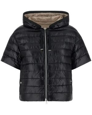 Herno Reversible Hooded Jacket - Black