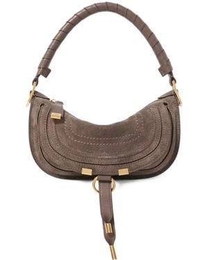 Chloé Mini Marcie Shoulder Bag - Gray
