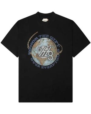 Honor The Gift Over Everything Graphic-Print T-Shirt - Black