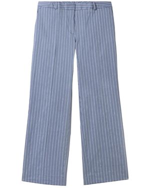 Brooks Brothers Pinstripe Trousers - Blue