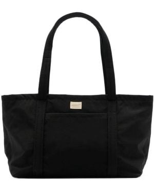 Loeffler Randall Mira Logo-Patch Tote Bag - Black