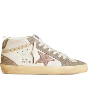 Golden Goose Mid Star スニーカー - ナチュラル