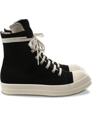 Rick Owens Lace-Up Fastening Trainers - Black