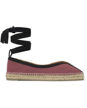 Castañer Kanu Espadrilles Mit Knöchelband - Weiß