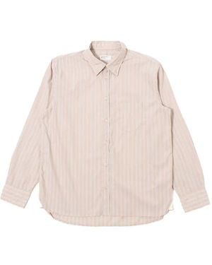Universal Works Lazy Day Striped Pocket Shirt - Pink