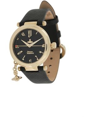 Vivienne Westwood Horloge Met Bedel - Zwart