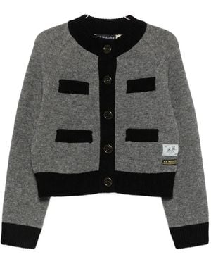 B.B. Wallace Frida Button-Up Cardigan - Black