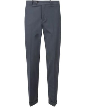 Rrd Folded-Hem Pants - Blue