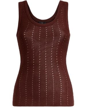 Etro Knitted Vest - Red