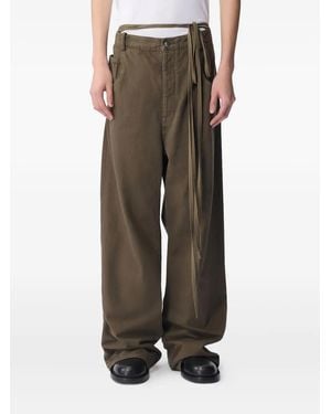 Ann Demeulemeester Jeans Polly 5 Pocket - Marrone