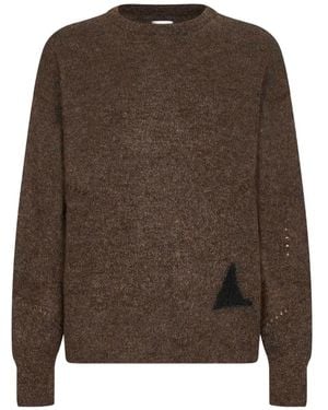 Roa Crew-Neck Sweater - Brown