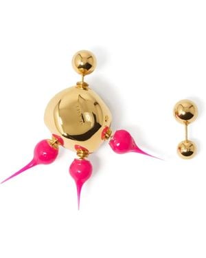 【新品未使用】sunnei ピアス Sunnei ロゴ フープピアス | ブルー | FARFETCH JP