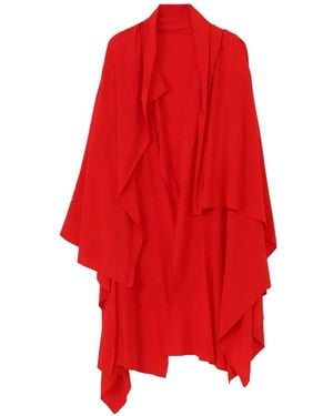 Yohji Yamamoto Draped Asymmetric Shirt - Red