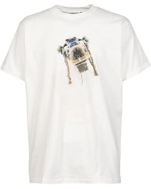 SHT Derceto Graphic-Print T-Shirt - White