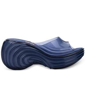 Melissa X Diesel Quantum Platform Sandals - Blue