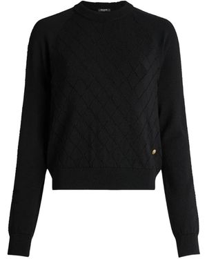 Balmain Jersey De Punto - Negro