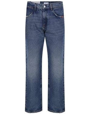 AMISH James Classic Distressed Jeans - Blue