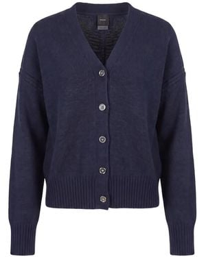 Pinko V-Neck Cardigan - Blue
