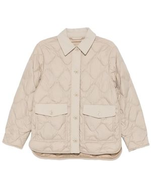 Woolrich Quilted Nylon Blouson Jacket - Natural