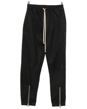 Rick Owens Tecuatl Slim-Leg Track Trousers - Black
