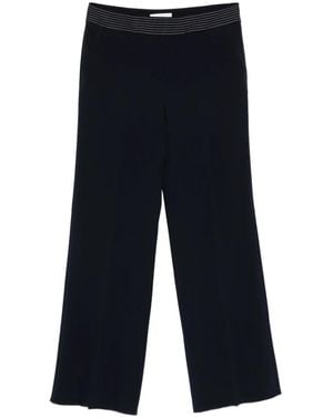 Marina Rinaldi Cady Elasticated Trousers - Blue
