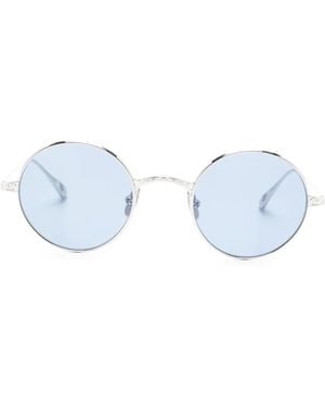 Garrett Leight Glcoxozzy Round-Frame Sunglasses - Blue