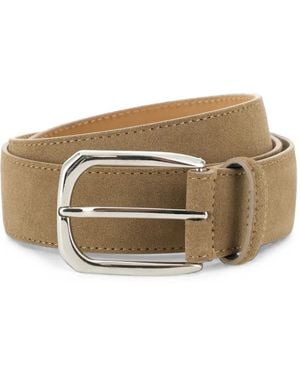 BOGGI Suede Leather Belt - Brown