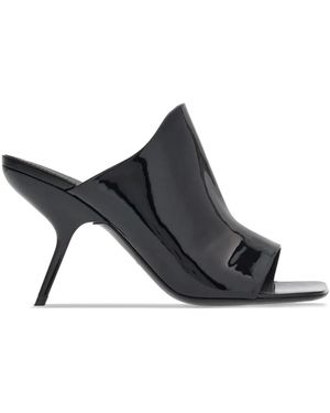 Ferragamo オープントゥ ミュール - ブラック