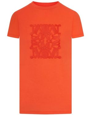 Max Mara Cotton T-Shirt - Orange