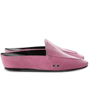 Paloma Wool Eyelet-Detail Wedge Loafers - Purple