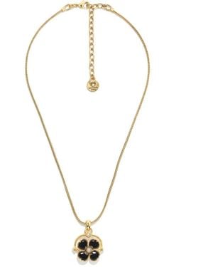 Goossens Clover-Pendant-Plated Necklace - Metallic