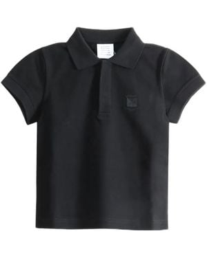 Vetements Logo-Embroidered Polo Shirt - Black
