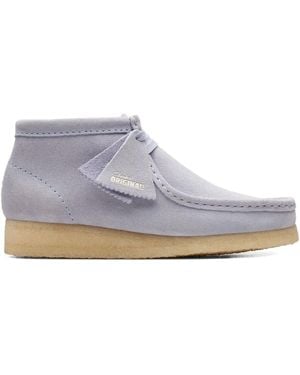 Clarks Wallabee Derby Shoes - White