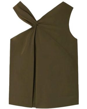 Soeur Enora Asymmetrical Top - Green